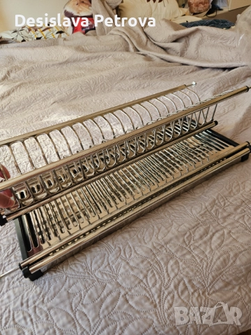 Чисто нов неизползван сушилник inox две нива за вграждане , снимка 2 - Аксесоари за кухня - 52049747