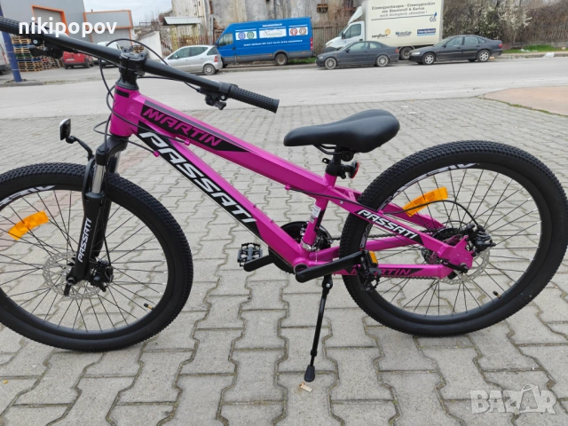 PASSATI Алуминиев велосипед 24" MARTYN розов, снимка 8 - Велосипеди - 53918287