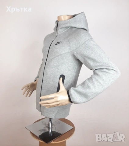 Nike Tech Fleece Windrunner - Оригинално мъжко горнище размер XS, снимка 3 - Спортни дрехи, екипи - 53771481