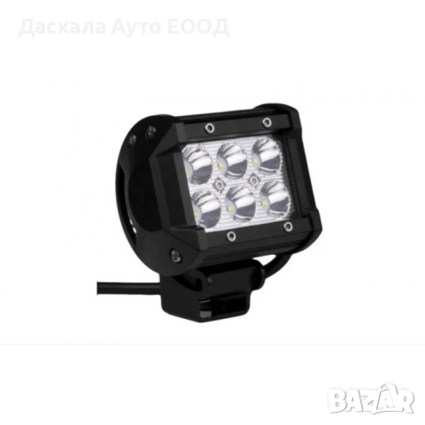 1бр. мини ЛЕД LED BAR ЛЕД лампа, прожектор с 6 диода 12-24V, 18W, снимка 2 - Аксесоари и консумативи - 53810161