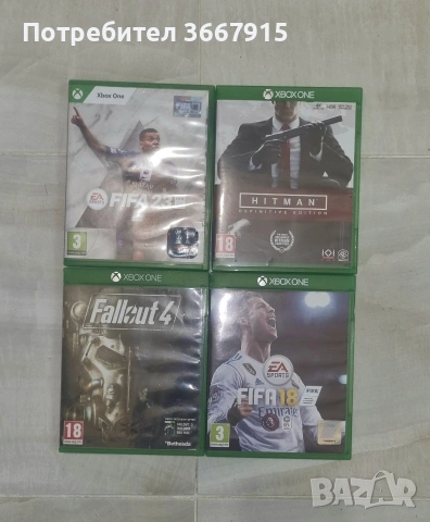 Xbox one S с кутия, 3 контролера, 4 игри и 1 станция за зареждане, снимка 3 - Xbox конзоли - 54039955