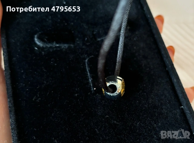 Висулка Swarovski, жълто сърце, с две лица, снимка 3 - Колиета, медальони, синджири - 54235676