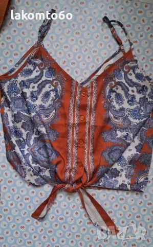 Лот от два топа Mango  и H&M. Размер S, снимка 3 - Корсети, бюстиета, топове - 50984580