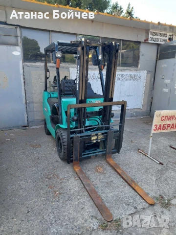 газокар MITSUBISHI 1500 кг. Вил. изравнител 2016г. моточасове 6250!!!, снимка 5 - Индустриална техника - 51125431