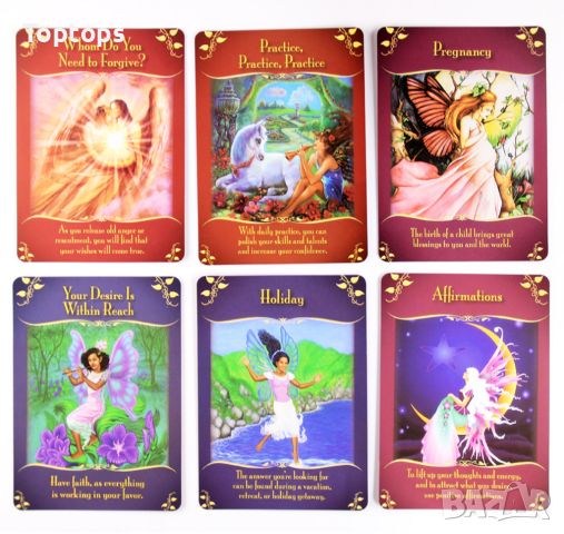 Оракул:Magical Messages from Fairies & Magical Times Empowerment Cards, снимка 10 - Други игри - 36312421