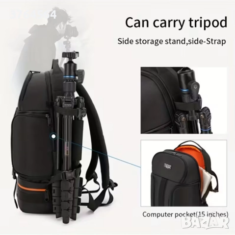 Продавам удобна водоустойчива фото - видео раница, снимка 2 - Чанти, стативи, аксесоари - 51921309