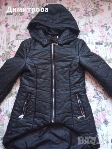 Черно дамско яке С размер