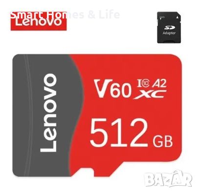 V60 Micro SD Memory Card 512 GB / Микро SD Карта Памет 512 GB Class 10 !, снимка 1 - Карти памет - 43899504