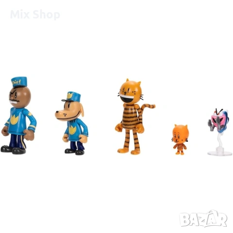 Нов Комплект от 5 фигурки на Dogman 6 см, снимка 2 - Други игри - 54268510
