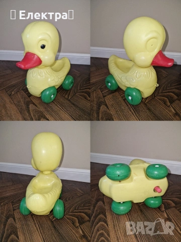 Ретро соц играчки, багер, камион, самосвал, пате, снимка 6 - Антикварни и старинни предмети - 53110709