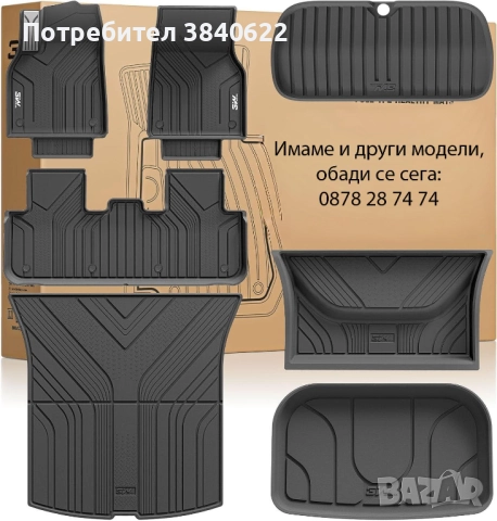 ПРОМО: 3д гумени стелки за Tesla Model Y Juniper 2025