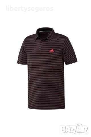 ADIDAS GOLF MEN'S ULTIMATE 365 SPACE DYE STRIPE POLO SHIRT, снимка 4 - Спортни дрехи, екипи - 45767683