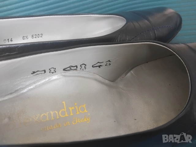 Alexandria 100% оригинални италиански обувки, изцяло естествена кожа, снимка 3 - Дамски ежедневни обувки - 51467381