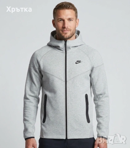 Nike Tech Fleece Windrunner - Оригинално мъжко горнище размер XS