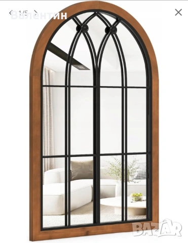 Извито стенно огледало Costway