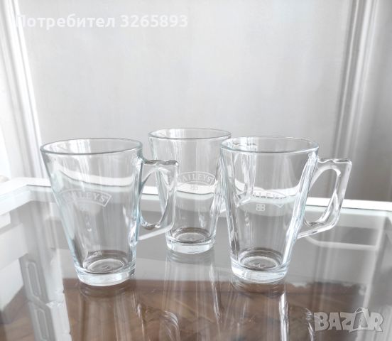*Ново* Стъклени Чаши Baileys, снимка 1 - Чаши - 46445963