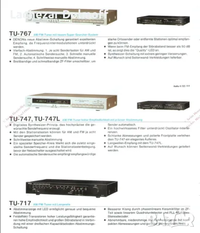 Denon TU-767 AM/FM Tuner, снимка 8 - Ресийвъри, усилватели, смесителни пултове - 49161304