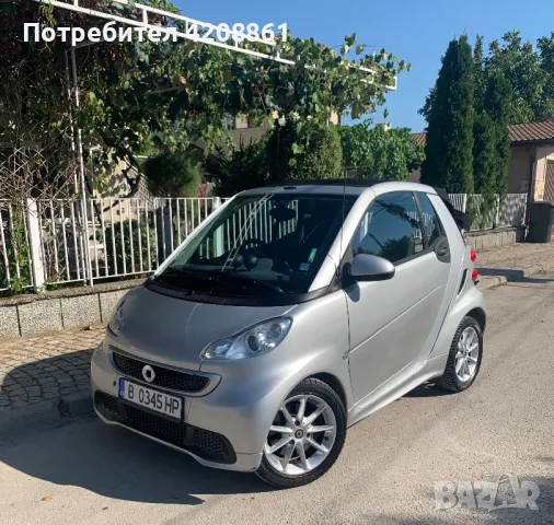 Smart Fortwo Кабрио, снимка 1 - Автомобили и джипове - 46983383