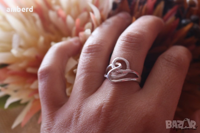 Сребърен пръстен - модел R087