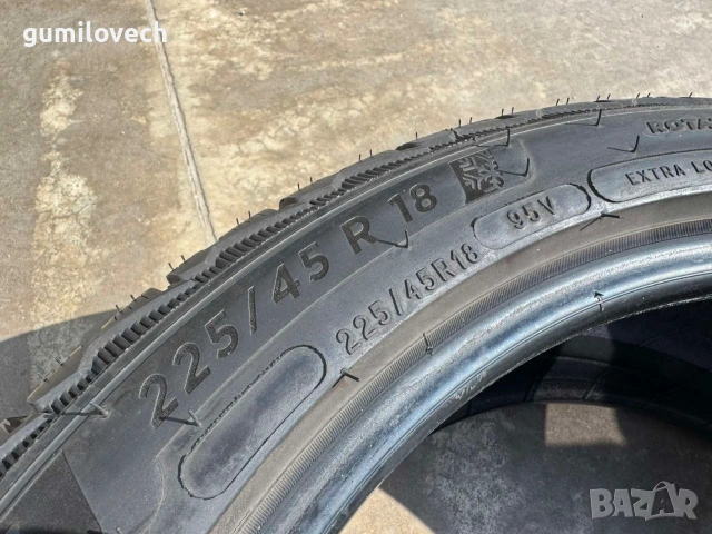 4бр.зимни гуми 225 45 18 Мишелин , снимка 6 - Гуми и джанти - 53711447