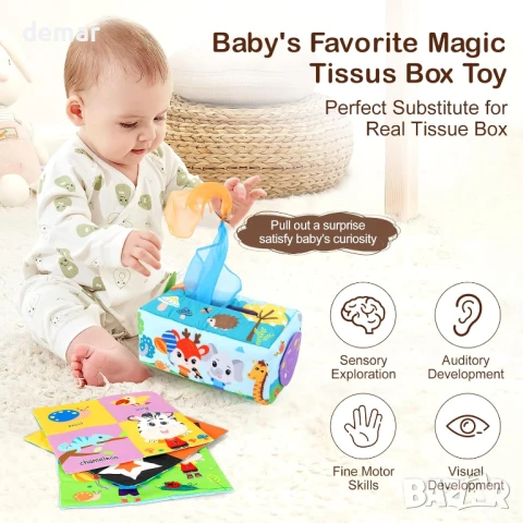 TYRY.HU Сензорни играчки за бебета, картички за важни етапи, 5 в 1, снимка 3 - Образователни игри - 51338550