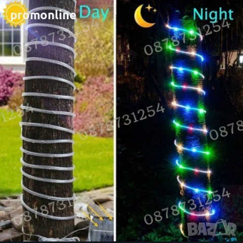 Многоцветен Лед Маркуч за Коледна Украса Водоустойчив RGB, снимка 10 - Други - 52250391