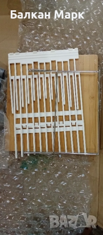 кухненска мивка CAREA KATLA – 2 корита + бамбукова дъска + сгъваема решетка, снимка 6 - Мивки - 52444528