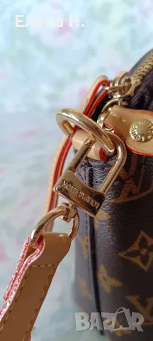 Комплект дамска чанта и портмоне за ключове Louis Vuitton , снимка 6 - Чанти - 47257660