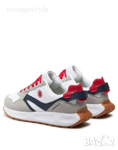 Мъжки маратонки LUMBERJACK Tania Shoes White/Navy/Red, снимка 3 - Маратонки - 49205364