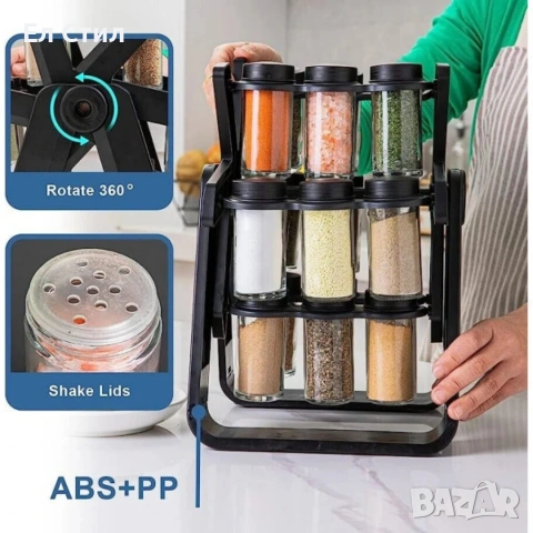 Тостер грил и сандвич преса 2 в 1Подарък органайзер за подправки, снимка 5 - Тостери - 53758877