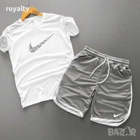 Nike Нов Мъжки Къс Летен Екип Найк 