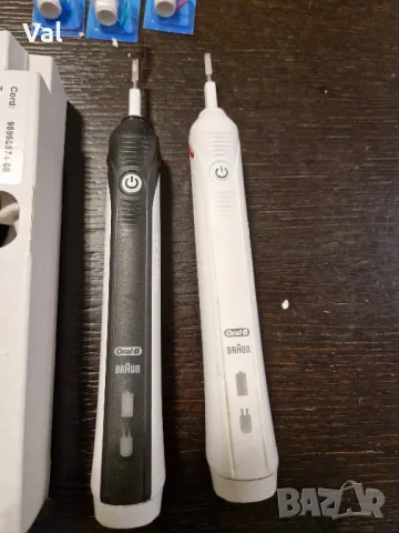 Четки за зъби Oral B  2бр с накрайници, снимка 6 - Други - 50407601