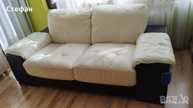 Продавам 2 бр. кожени дивани, снимка 6 - Дивани и мека мебел - 53564149