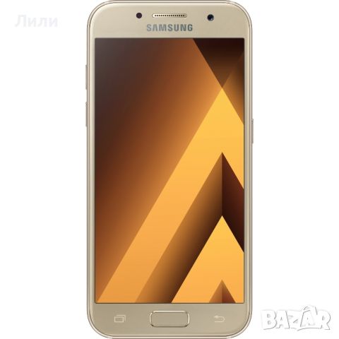 Телефон SAMSUNG Galaxy A3 (2017 год), златен, 16 GB, 2 GB, снимка 1 - Samsung - 46705134