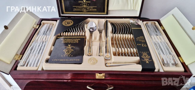 Комплект прибори за хранене Versace Limited Edition - 72 части, снимка 7 - Прибори за хранене, готвене и сервиране - 50832459