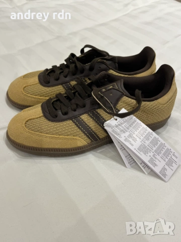 Adidas Samba OG Golden Beige/Dark Brown, снимка 5 - Маратонки - 53893022