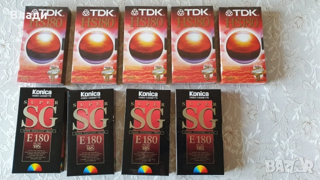 Нови видеокасети TDK, JVC, BASF, Sony, Memorex, Konica, Fuji, снимка 5 - Други жанрове - 44908708