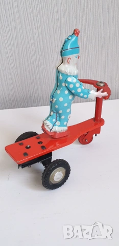 Стара механична ламаринена играчка, снимка 8 - Колекции - 54052162