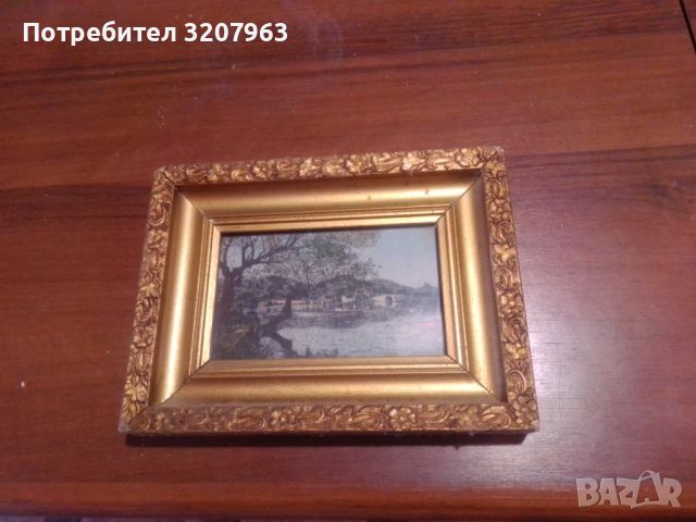 Стара Картина от тъкано платно, снимка 1 - Антикварни и старинни предмети - 45135897