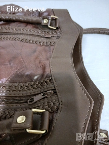Чанта от Мека естествена кожа, снимка 6 - Чанти - 53222614