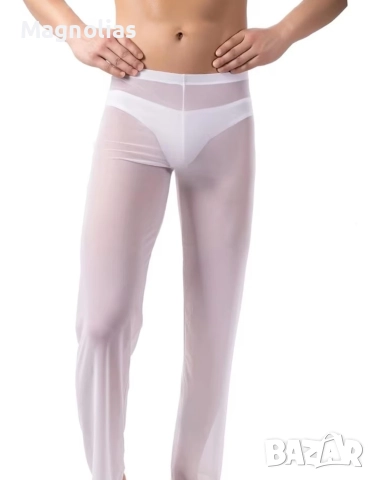 Секси мъжки ледено копринени Ултратънки дълги, снимка 6 - Бельо - 52975900