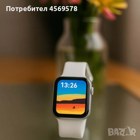 ⌚ Смарт часовник 1,44” 	•📱 Съвместим с iOS и Android •🔋 Батерия: 7–14 дни •💧 Водоустойчив	•, снимка 4 - Смарт гривни - 51473846
