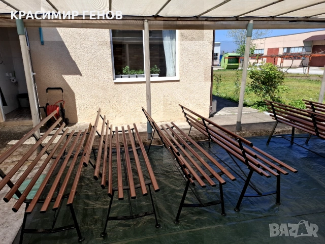 Продавам метални градински пейки, снимка 4 - Градински мебели, декорация  - 54247588