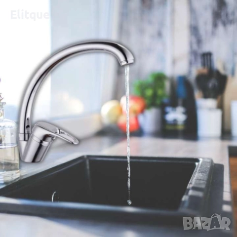 Смесител за вода, верт. с покр. от хром