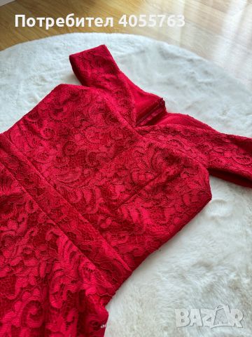 Червена рокля, снимка 1 - Рокли - 45979933