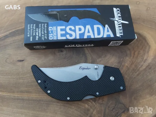 Сгъваем джобен нож Cold Steel Espada, снимка 3 - Ножове - 49333955