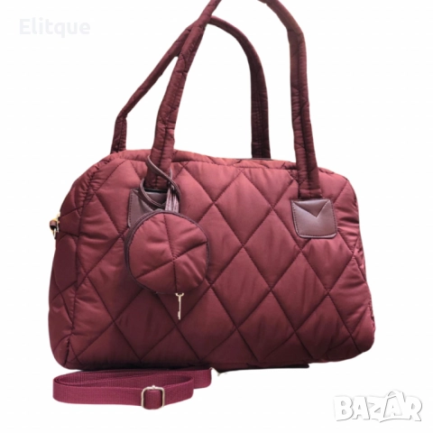 Модерна капитонирана дамска чанта 32х43, снимка 5 - Чанти - 52744059