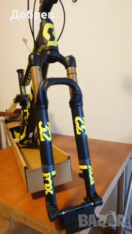 ВИЛКА Fox Kashima Factory Step Cast от Scott Spark RC Worldcup 700 Carbon HMX (тежи 1375 гр вкл.ос), снимка 2 - Части за велосипеди - 43682022