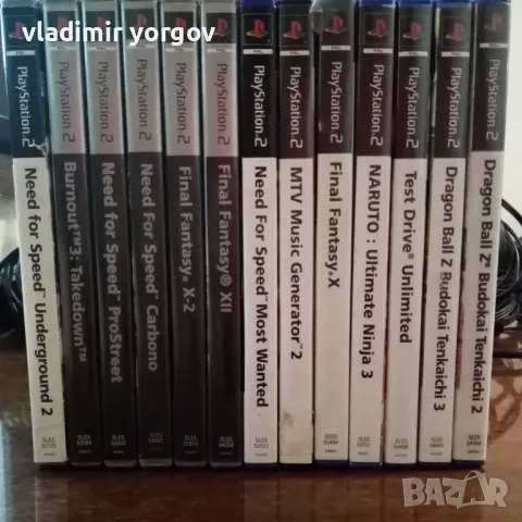 Хакнат Playstation 2 с 13 игри , 2 контролера , 2 карти памет, снимка 2 - PlayStation конзоли - 47774268