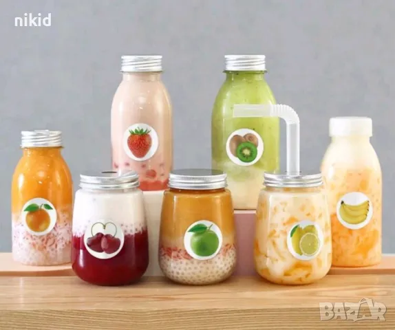 100 бр плод плодове лимон банан ябълка киви самозалепващи лепенки стикери ръчна изработка подарък, снимка 6 - Други - 49788555